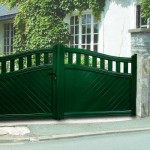 Portail aluminium  Art et Fenètre Contemporain