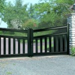 Portail aluminium  Art et Fenètre Contemporain